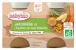 Babybio Vegetables 4 Months and + Organic 2 Pots of 130g