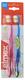 Elmex Junior Duo Pack Toothbrushes Supple 6-12 Years - Colour: Blue and Pink