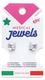 Medical Jewels Kids Hypoallergenic Earrings Shiny Butterfly