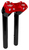CLUBSTYLE PULLBACK 8 INCH BLACK/RED 1 1/4 INCH