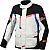 Macna Aspire, textile jacket waterproof Color: Light Grey/Black/Blue/Red Size: S