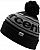 100 Percent Cuff Rise Pom, beanie Color: Black/Grey Size: One Size