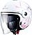 Caberg Uptown Bloom, jet helmet Color: White/Silver/Pink Size: XS