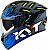 KYT NF-R Flaming, integral helmet Color: Matt Dark Grey/Blue/Black/Neon-Green Size: XL