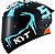 KYT TT-Course Masia Replica Winter Test, integral helmet Color: Matt Black/Light Blue/Red/White Size: XS
