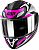 Givi 50.8 Brave, integral helmet women Color: Matt Black/Silver/Pink Size: XS (54)