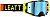 Leatt Velocity 6.5 Citrus Iriz, goggles Black/Yellow/Orange Blue-Mirrored
