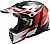 LS2 MX437 Fast Evo Strike, cross helmet Color: Black/White/Red Size: XXS