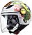 LS2 OF602 Funny Croco, jet helmet kids Color: White/Green/Red Size: S