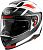 Premier Delta AS, flip-up helmet Color: Matt Silver/Black/Red Size: XS