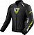 Revit Sprint H2O, textile jacket waterproof Color: Black/Neon-Yellow Size: 3XL
