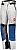 Scott Dualraid Dryo, textile pants waterproof women Color: Blue/Grey Size: 36