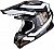 Scorpion VX-16 Evo Air Tub, cross helmet Color: Black/White/Gold Size: XS